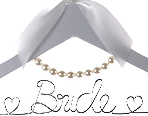 Exquisite Solid Wood Bridal Hanger with Elegant Design - Perfect for Wedding Décor, Gift-Giving & Bridal Bath Celebratio