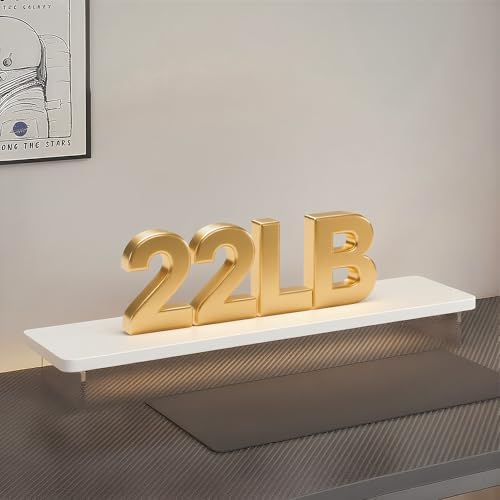 Computer Monitor Stands, Wood & Acrylic Computer Monitor Stand, Desk Monitor Stand Underneath Storage For Office, Home, 