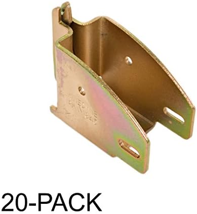 E Track 1845 Beam Socket for Cargo Control, Shelf Brackets, Lofts Inside of Trailers - 20 Pack