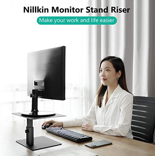 Nillkin Monitor Stand for Desk, Adjustable Height Computer Monitor Stand