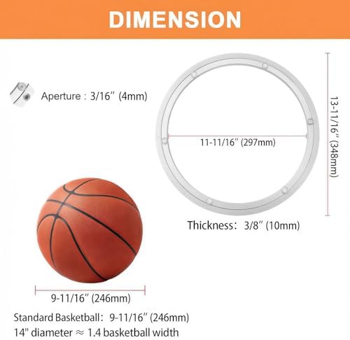 TamBee 14 Inch Lazy Susan Hardware Aluminum Bearing Metal Rotating Turntable Bearing Swivel Plate Hardware Lazy Susan Be
