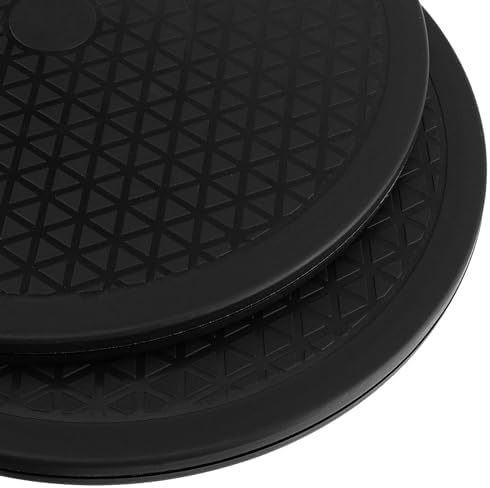 JAPCHET 6 Pack 12 Inch Bonsai Turntable, Heavy Duty Rotating Lazy Susan Turntable Garden Swivel Stand Turntable, 44lbs L
