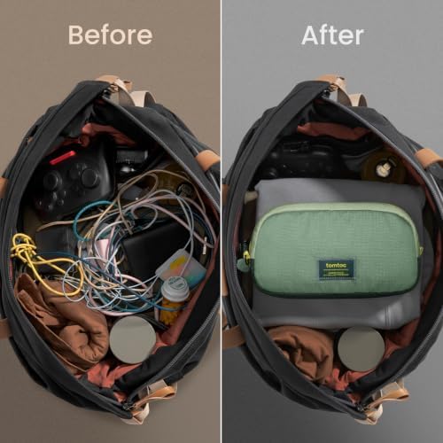 tomtoc Electronics Organizer Travel Case Performance, Cable Tech Pouch