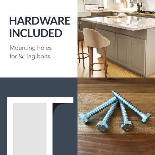 Iron Supports Universal Heavy-Duty Commercial Bracket - Industrial Support Brackets - Steel Mounting Bracket for Shelves