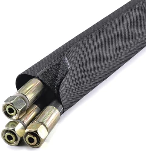 Electriduct 10" Hook and Loop Side Entry Hose and Cable Sleeve - 25 Feet