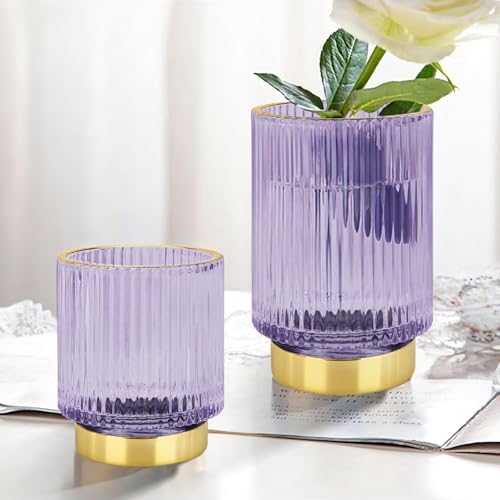 DASITON Makeup Brush holder Organizer,Crystal Cosmetic Makeup Brush Glass Brushes Storage Holder, Vintage Make Up Brush 