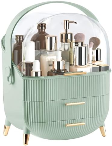 Makeup Organizer for Vanity, Large Capacity Skincare Organizer Countertop
