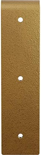 2"W x 8"D x 8"H Hamilton Steel Bracket, Hammered Gold