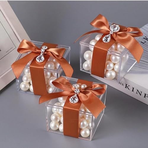 KissYou 24-Pack Acrylic Box with Lid, 2.17x2.17x1.77 Inch