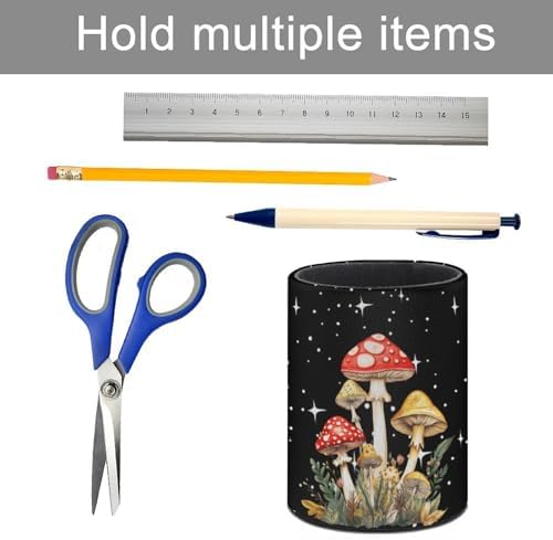 Mushroom Pen Holder Pencil Cup for Desk Organizer