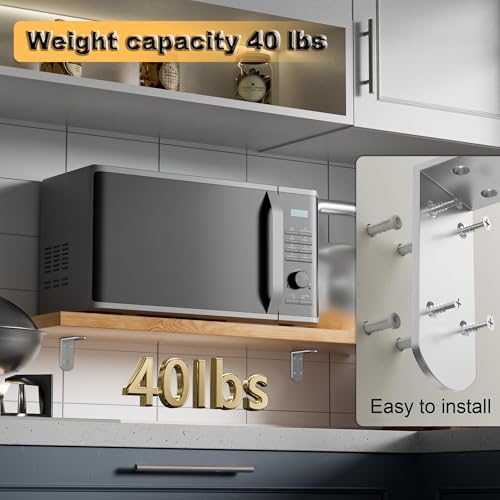 Alise 4 Pcs L Brackets 3.94X3.94 in, Corner Brackets for Wood Furniture
