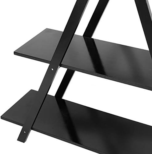 ZENY 4-Tier Bookshelf A Frame Bookcase, Home and Office Organizer, Storage and Display Rack