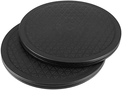 MUKCHAP 4 Pack 10 Inch Rotating Swivel Stand Turntable, 360° Round Swivel Turntable with Steel Ball Bearings, Multi-use 