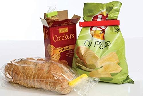 Linden Sweden Twixit! Bag Clips - Set of 26 - Keep Food Fresh, Prevent Spillage - Great for Storage and Organization - Microwave, Freezer and Dishwasher-Safe - BPA-Free