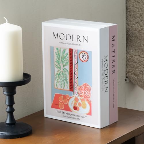 Book Shape Decorative Cable Management Box - Expandable Cable Organizer Box with Magnetic Closure for Home & Office (Mod