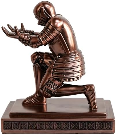 Soldier Executive Knight Pen Holder Personalized Desk Organizers Copper