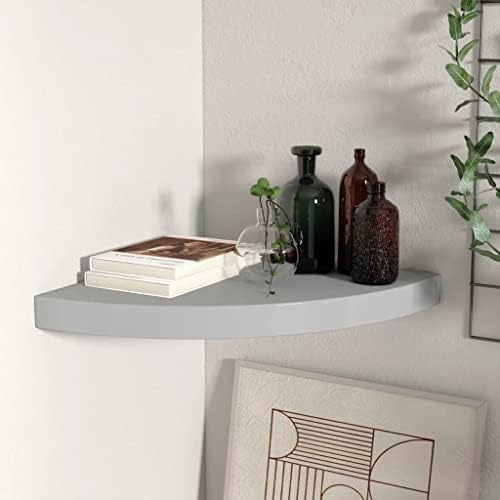 Floating Corner Shelf,Closet Corner Shelf,Bathroom Wall Shelf Organizer,Hanging Bookshelves,Invisible Mounting System,Ki