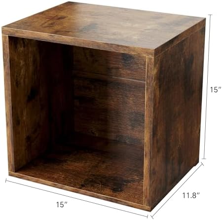 FUSUNBAO Magic DIY Cube Storage Organizer Stackable Cubes for Home Books Clothes Toy-Modular Cubby Storage System-Office