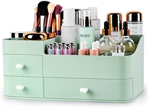 Makeup Organizer with Drawers,Large Capacity Countertop Organizer for Vanity,Bathroom and Bedroom Desk Cosmetics Organiz
