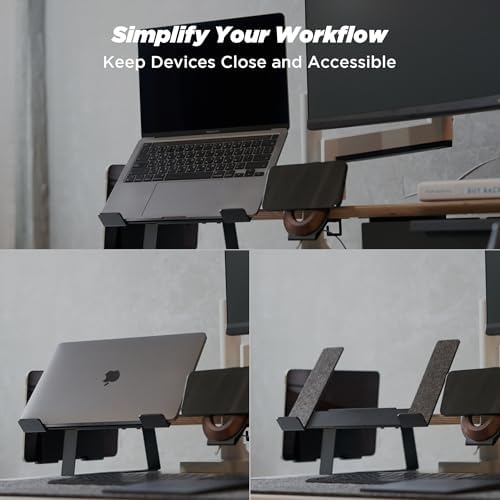 ULTRARM Moodular Laptop Tray Stand Add-On for Slide Rails, Do Not Use Alone