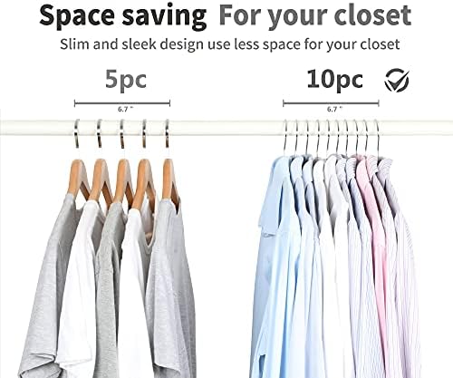 TOPIA HANGER Metal Hangers 30 Pack, Non Slip Clothes Hangers Space Saving, Heavy Duty Rubber Coated Wire Hanger for Coat, Shirt, Dress, Pants-Grey, CT12G30