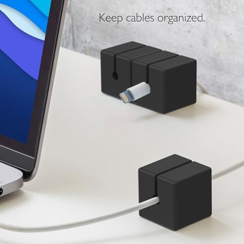 Function101 Weighted Magnetic Cable Blocks – Non-Adhesive Anchors for Cable Organization – Weighted Cord Holders & Acces