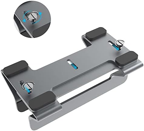 Aluminum Vertical Laptop Stand Dock Holder, Adjustable Slot Width 12-42mm, Space-Saving Upright Storage for MacBook and 
