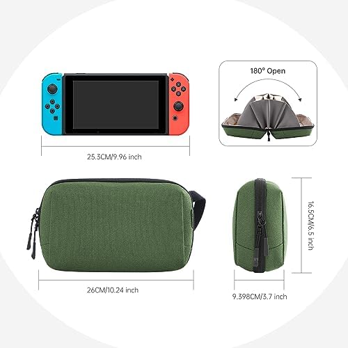 simtoper Electronic Organizer Travel Case Bag for Cables, Switch, SD card, Passport and More – Ultimate Protection & Por