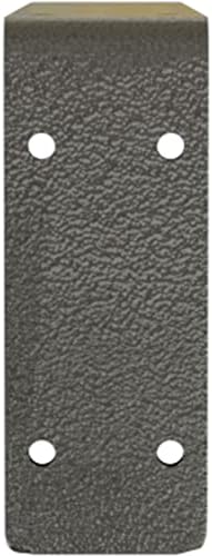 Ekena Millwork BKTM02X14X05EBHGY Steel Bracket Embrey, 2"W x 14"D x 5 1/4"H, Hammered Gray