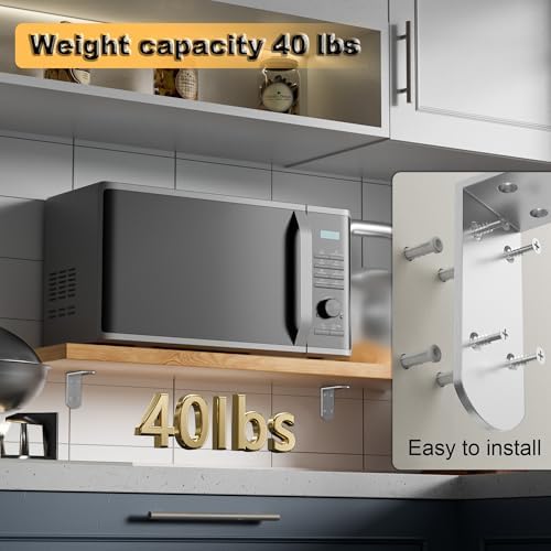 Alise 4 Pcs L Brackets 3.35X3.35 in, Corner Brackets for Wood Furniture
