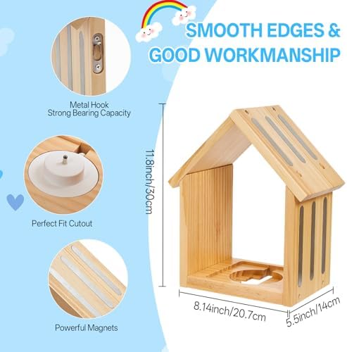 for Tonies Shelf, Compatible with Toniesbox 1 and Toniesbox 2 Tonies Magentic Wall Shelf for Creative Tonies Figures 12-