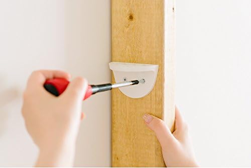 Shelf Bracket for Building Wall Shelves | Diawall 2 x 4 Bracket - Light Brown | Build Shelving with Ease | Renters Stora