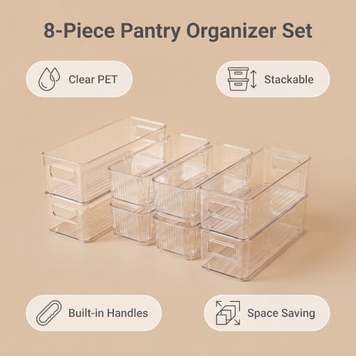 Kitchen plastic drawer organizer