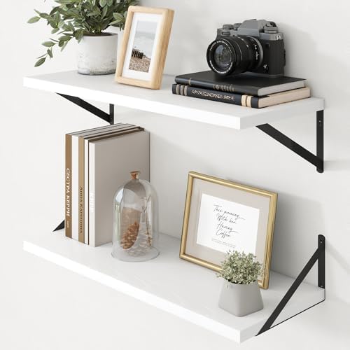 Axeman 12 Inch Deep Floating Shelves 30 Inches Long Set of 2