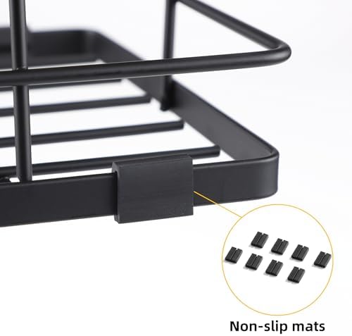 ALOCEO 2 Pack Stackable Storage Bins with Lids, Stainless Steel Extra Large Trash Bag Dispenser Roll Holder for Kitchen 