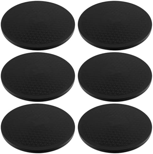JAPCHET 6 Pack 12 Inch Bonsai Turntable, Heavy Duty Rotating Lazy Susan Turntable Garden Swivel Stand Turntable, 44lbs L