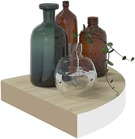 Wall Corner Shelves 2 pcs ,Closet Corner Shelf,Bathroom Wall Shelf Organizer,Hanging Bookshelves,Invisible Mounting Syst