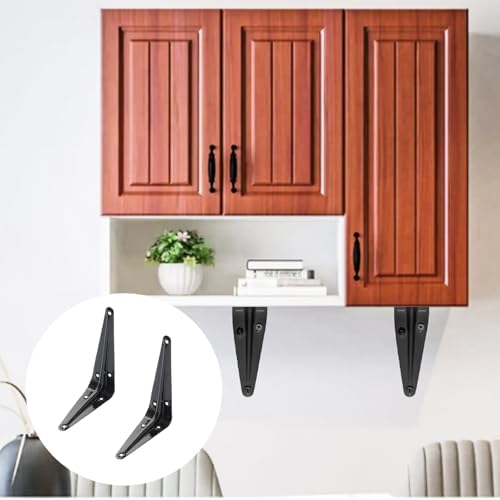Lilaly 24 Pack Shelf Brackets 4 Inch Shelf Bracket, Heavy Duty L Brackets for Shelves for Hanging Floating Shelves Brack