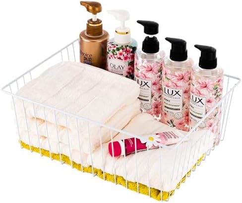 Upright Freezer Organizer Bins， Freezer Baskets for 16, 17, 21 cu.ft Standup Freezer, Wire Storage Baskets with Built-in