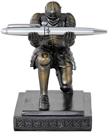 Knight Pen Holder Desk Organizers and Accessories as Gift Iron