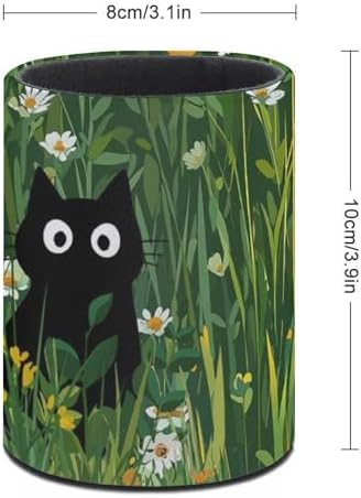 Cute Cat Pen Holder Pencil Cup for Desk Organizer