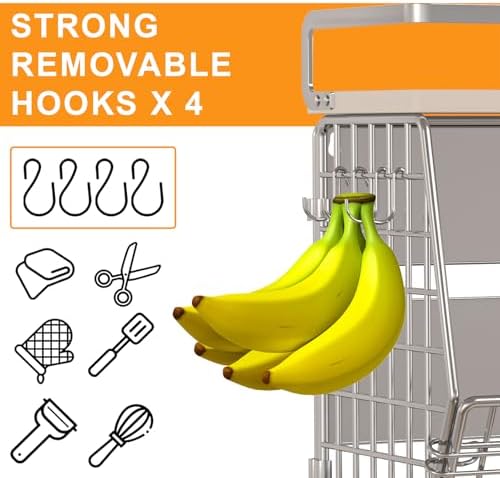 Fruit Basket 2 IN 1 Magnetic & Hanging Wall Produce Basket for Potato Onion Fruit and Vegetable Storage,Magnetic Spice R