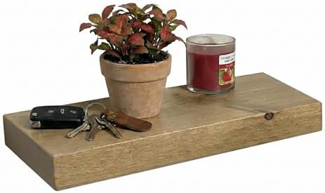 joelsantiques 18 inch Wooden Floating Shelves for Wall - 18x6x2 in