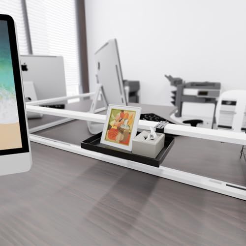 Office Cubicle Shelf - 8.3'' x 5.5'' x 1.7'' Storage Organizer Floating Corner Rack Hanging Shelf Adjustable Home Office