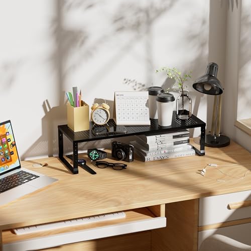 Expandable Spice Rack & Kitchen Cabinet Organizer - Stackable, Adjustable Shelves for Cabinets, Countertops, Cupboards &