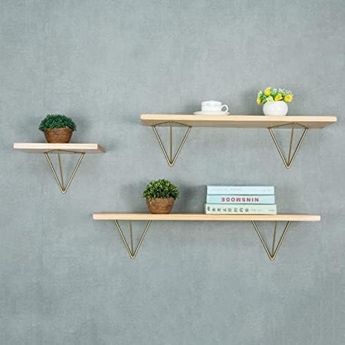Pxzybd Brackets for Shelves Decorative, 2 Pcs Heavy-Duty Hairpin Shelf Brackets, Floating Metal Shelf Supporter, Shelvin