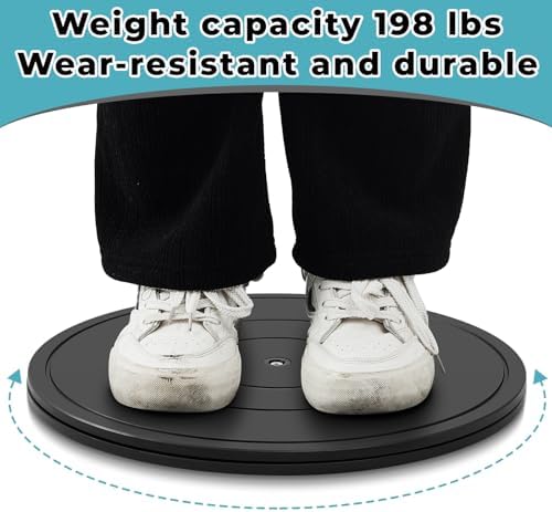 Beeveer 2 Pack 16 Inch Lazy Susan Turntable with Steel Ball Bearings
