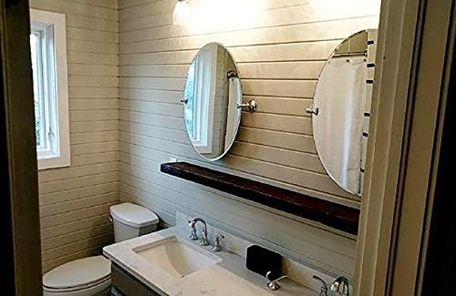 joelsantiques 54 inch Wooden Floating Shelves for Wall - 54x6x2 in, High End Solid Natural Wood, Heavy Duty Bracket, Wal