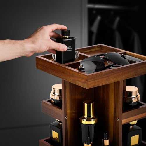 EXIN DECHEN Cologne Organizer for Men,Cologne Stand,Birthday Gifts for Men