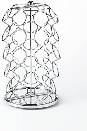 Nifty K Cup Holder – Compatible with K-Cups, Coffee Pod Carousel | 35 K Cup Holder, Spins 360-Degrees, Lazy Susan Platfo